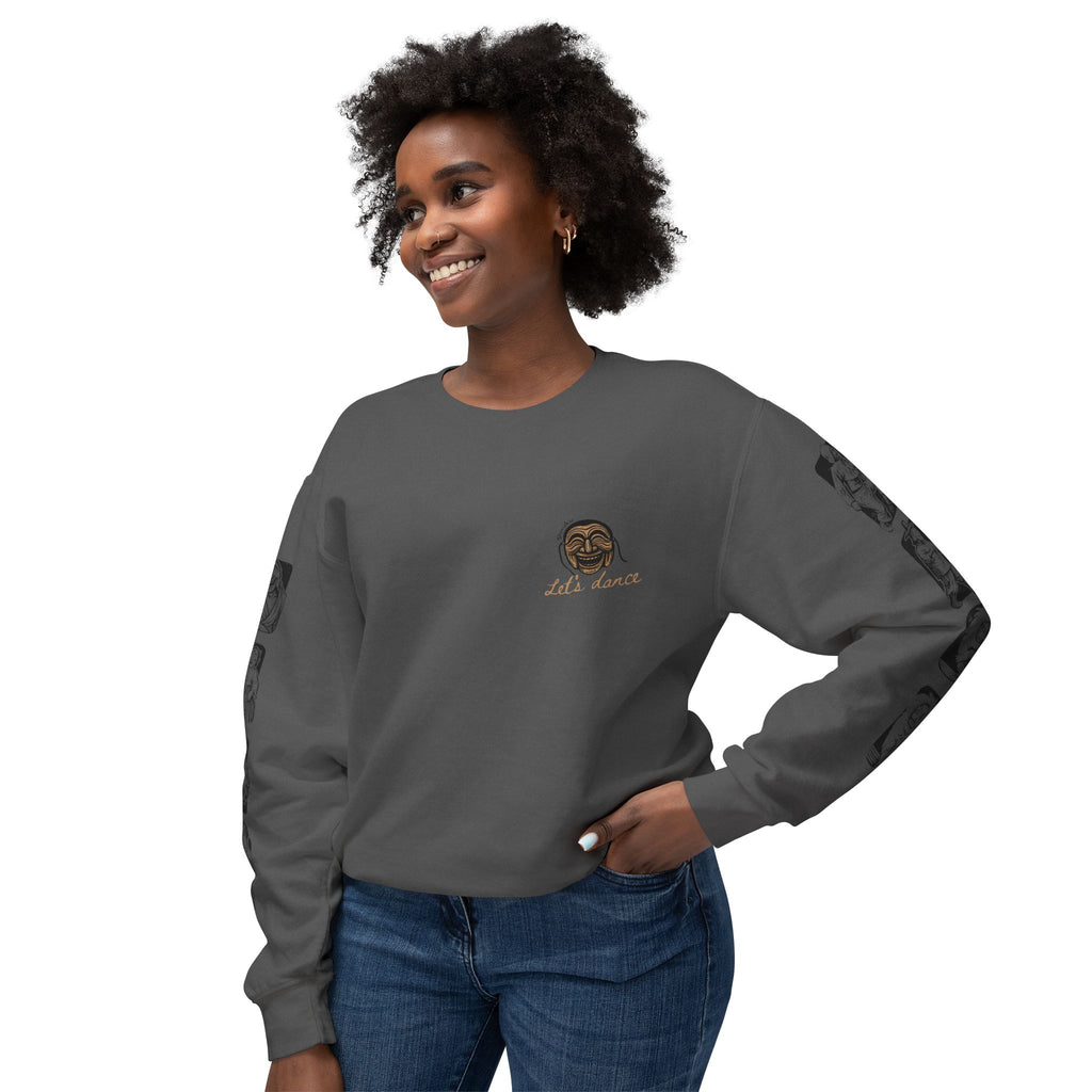 K-Culture Streetwear Crewneck | Vintage Korean Mask Dance Talchum Sweatshirt
