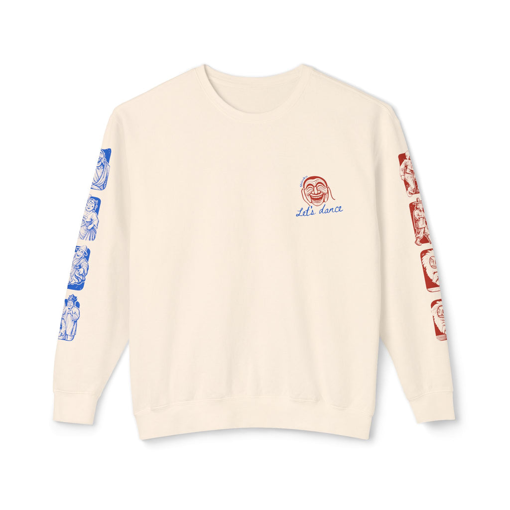 K-Culture Streetwear Crewneck | Vintage Korean Mask Dance Talchum Sweatshirt