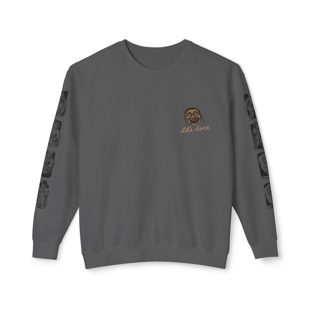 K-Culture Streetwear Crewneck | Vintage Korean Mask Dance Talchum Sweatshirt