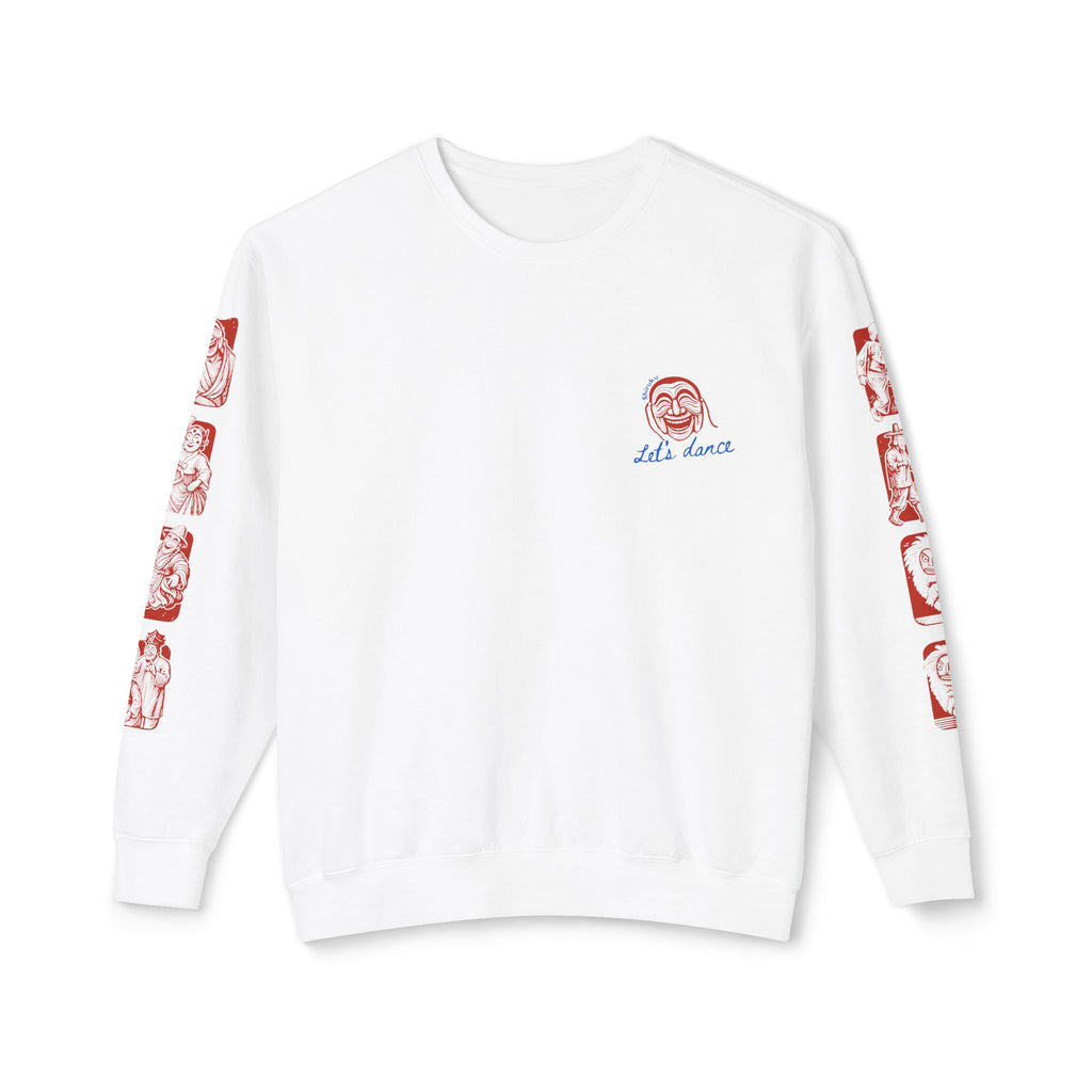 K-Culture Streetwear Crewneck | Vintage Korean Mask Dance Talchum Sweatshirt