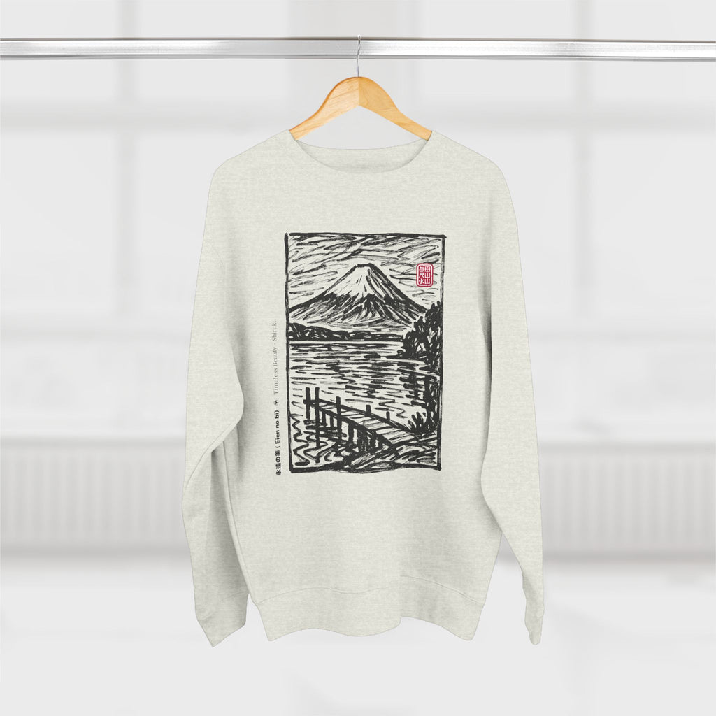 Shiruku mount Fuji Art sweatshirt